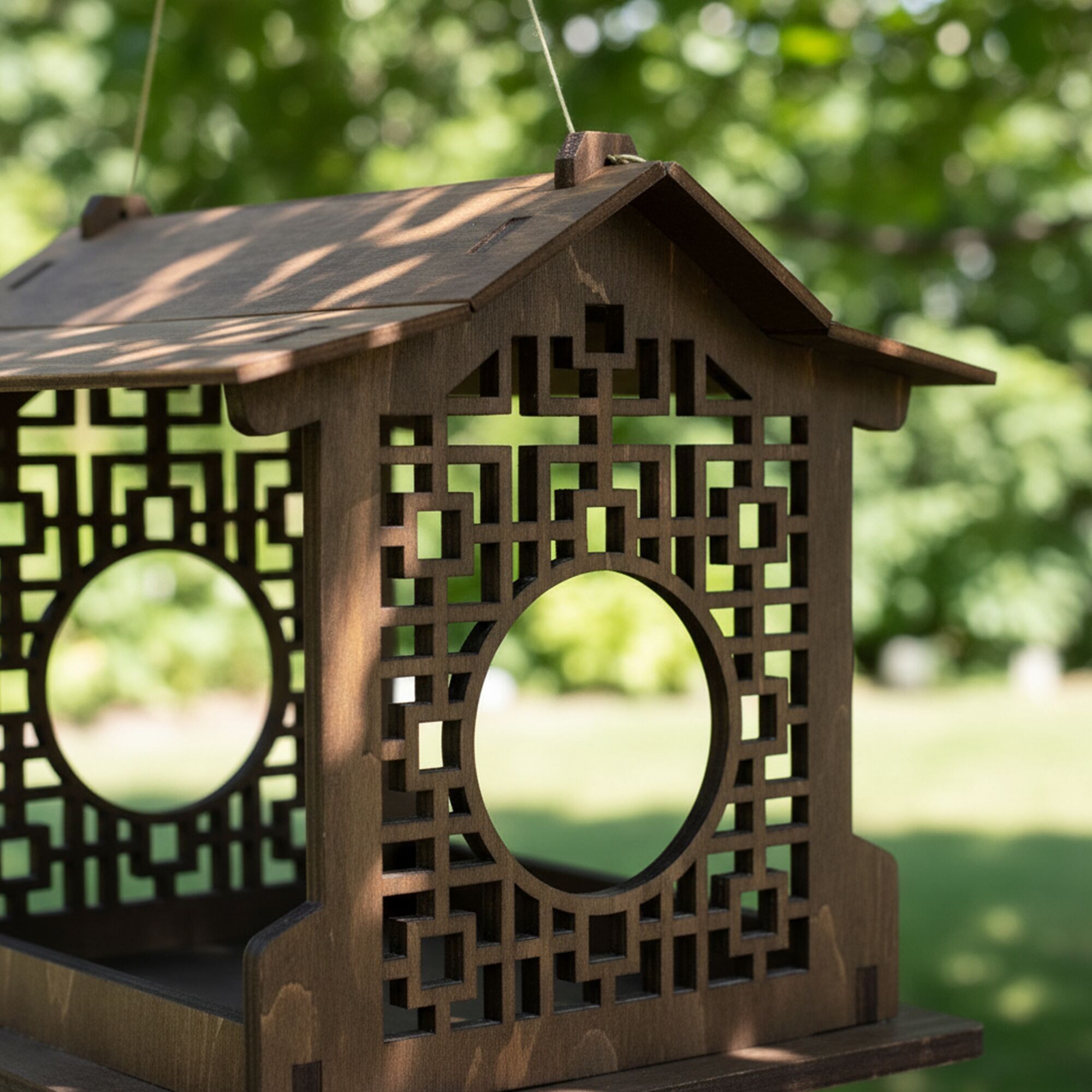 DIY Wooden Bird Feeder – Outdoor Hanging Birdhouse
