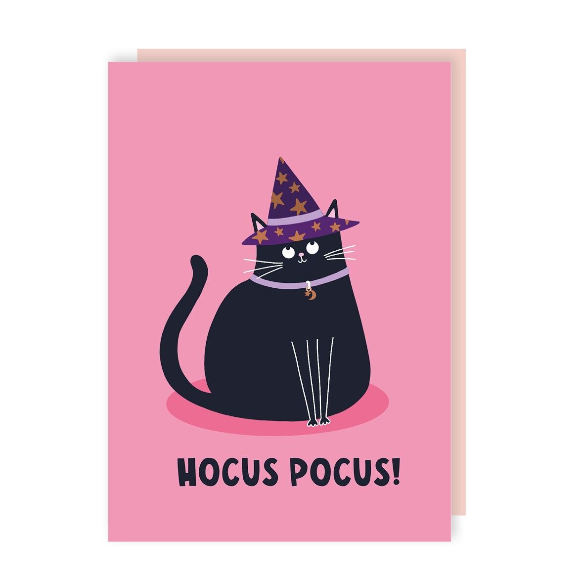 Hocus Pocus Cat Halloween Card Pack of 6