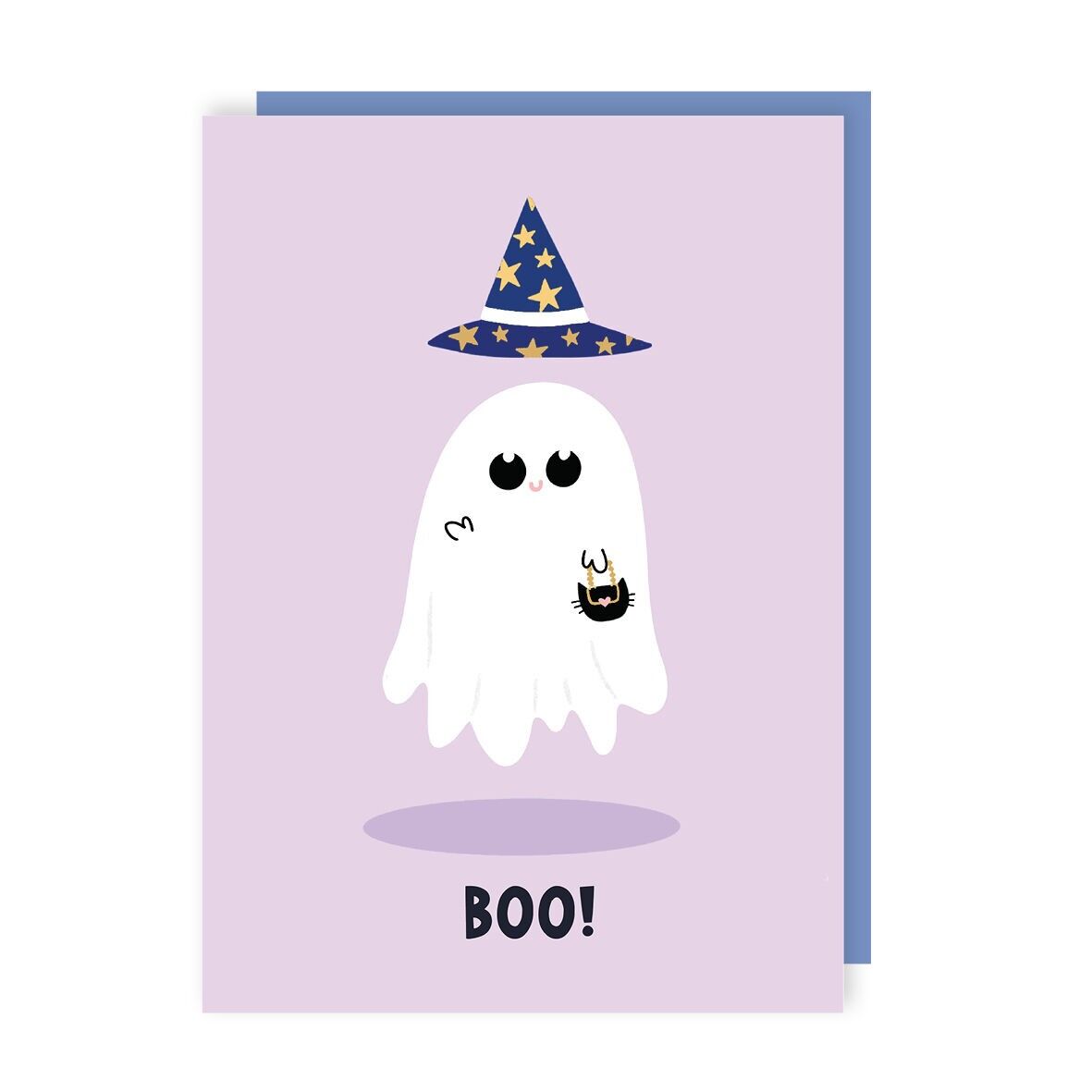 Boo Ghost Halloween Card Pack of 6