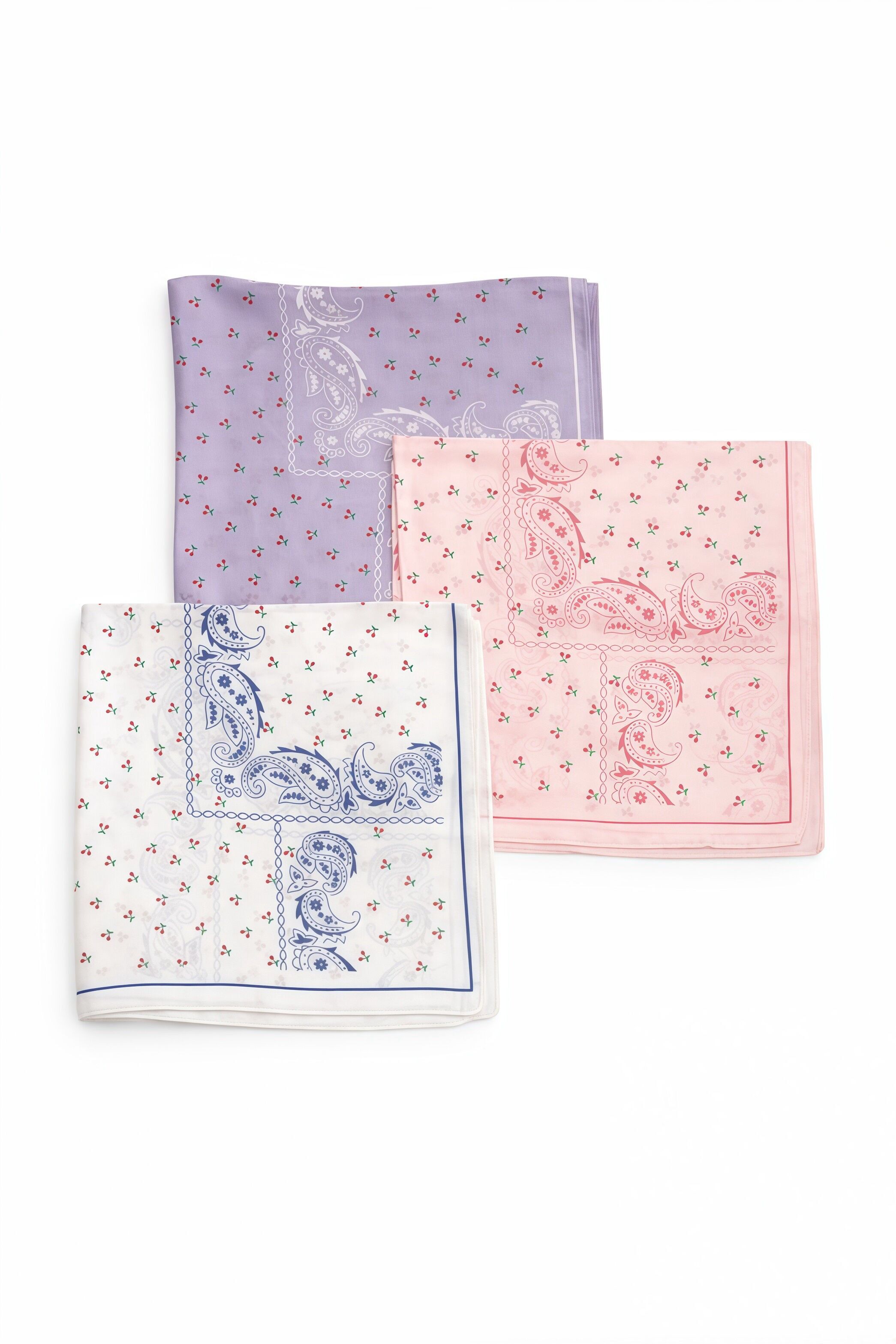 Gemusterter Schal 65 x 65 cm FL503DF