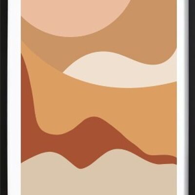 Desert Abstract Poster