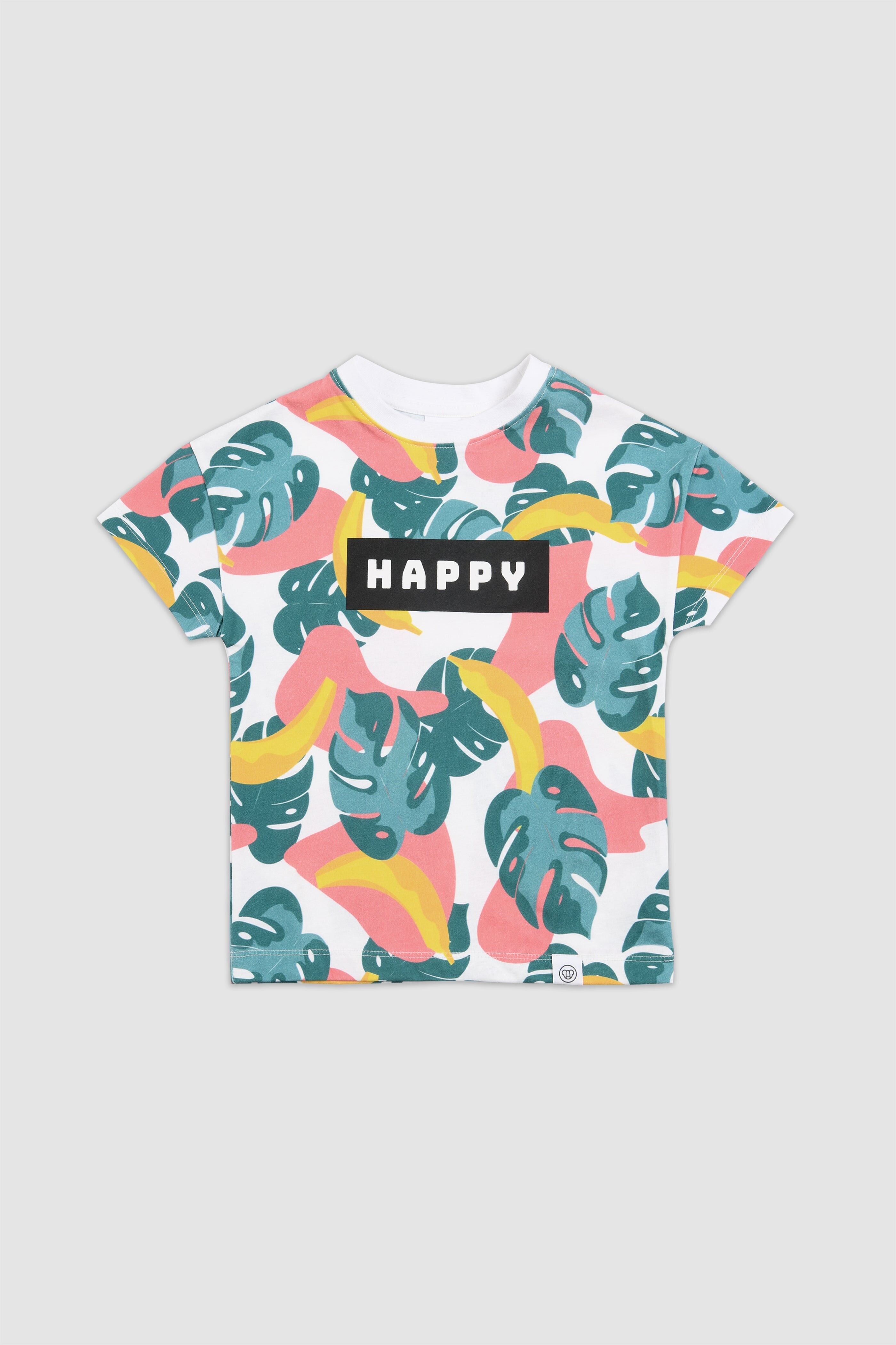 Camiseta infantil Tropical
