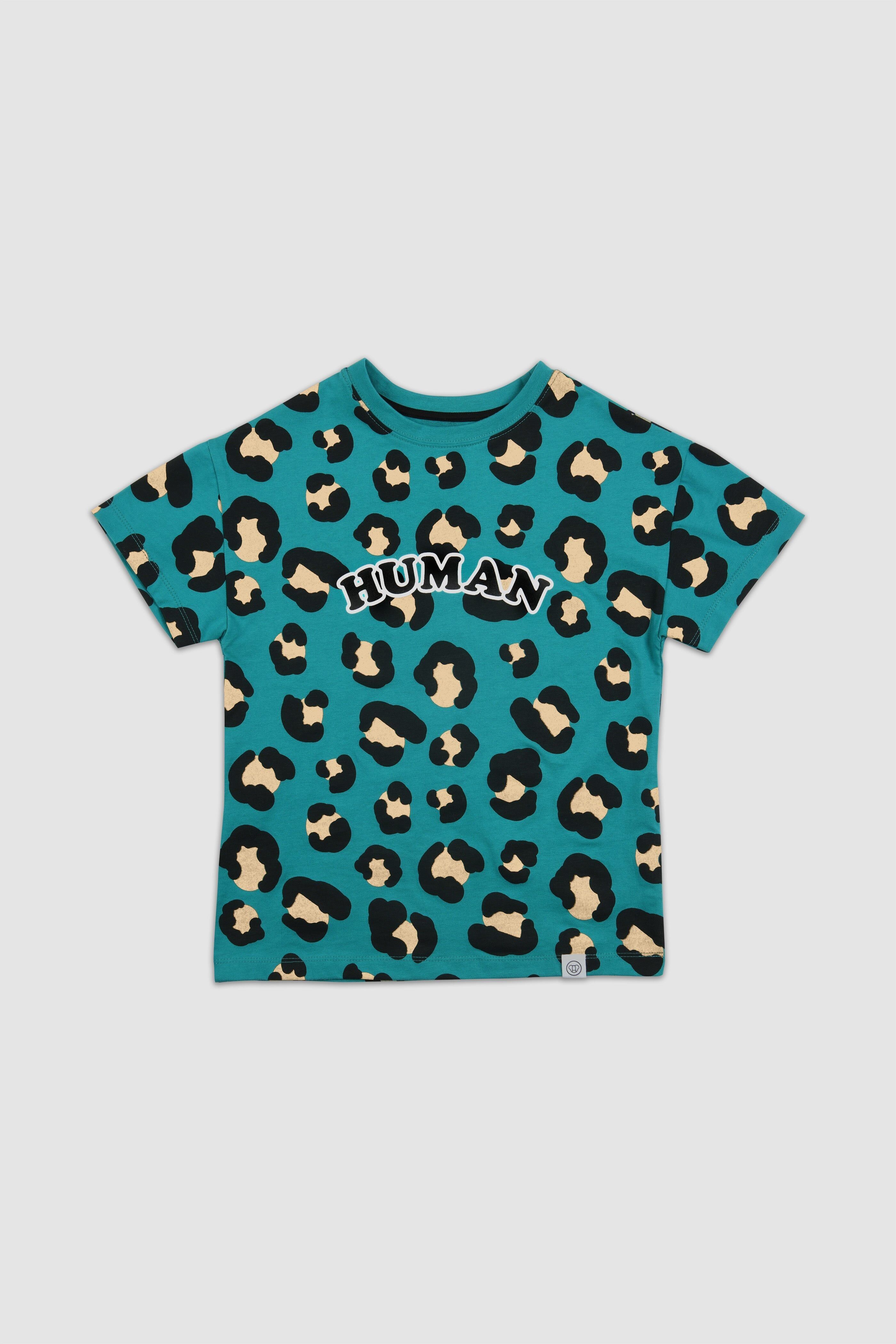 Camiseta infantil de leopardo
