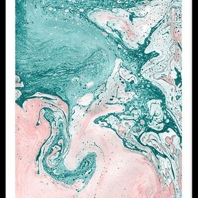 Turquoise Meets Pink Marble_3