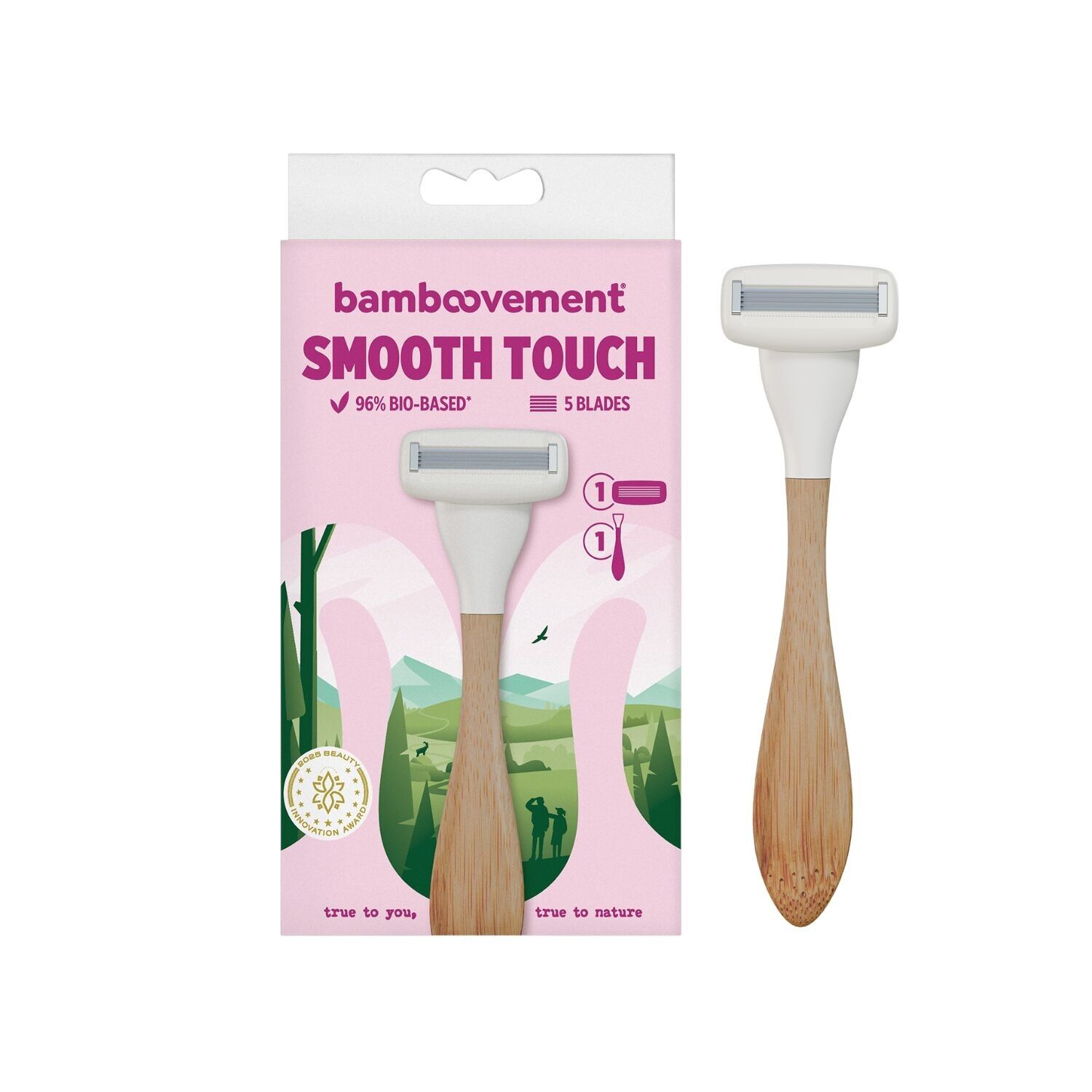 Smooth Touch: Bio-Based Bamboo Razor Starter Set