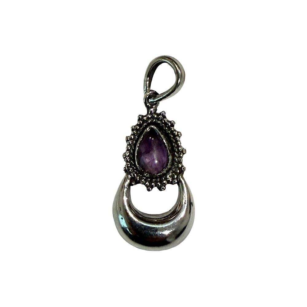 Colgante bañado en plata (sin cadena) (#10), 2.5x1.5cm