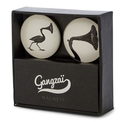 Set of 2 Cane sound magnets - Arti Collection
