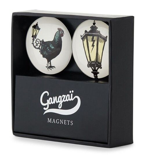 Set de 2 magnets Coq Light - Collection Arti