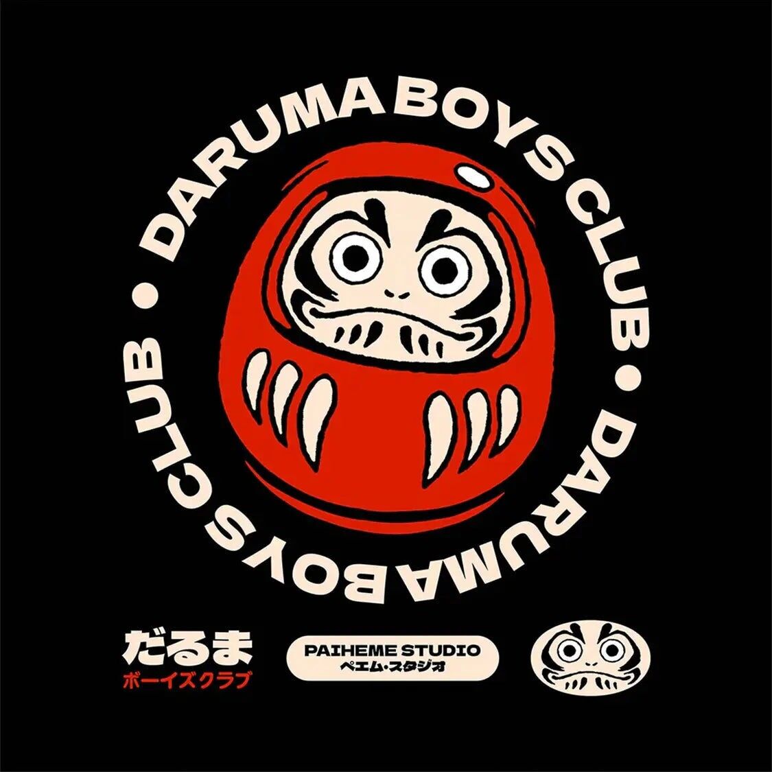 Póster del club de chicos Daruma 👺