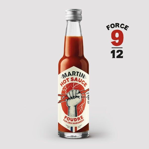 FOUDRE Habanero Chili Sauce 9/12, 100 ml - Hot Sauce