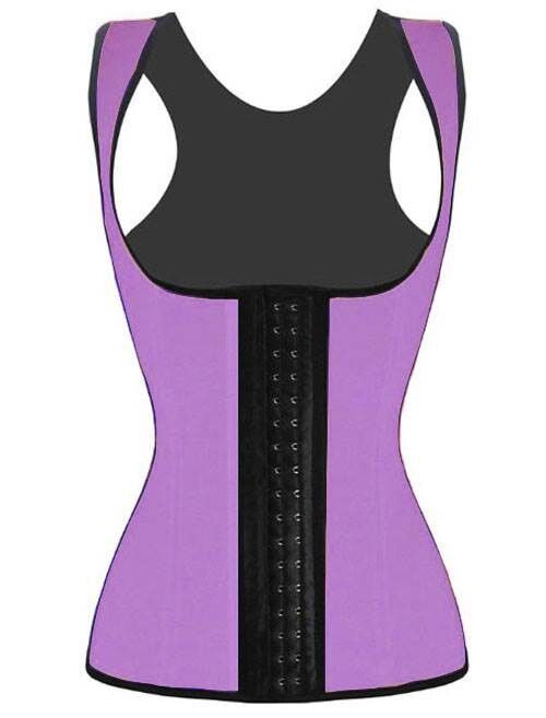 Corset/ceinture/gainant en latex à 4 baleines en acier
