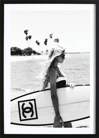 Affiche de planche de surf Chanel 1