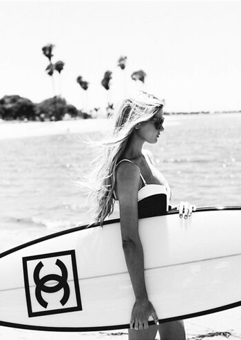 Affiche de planche de surf Chanel 2