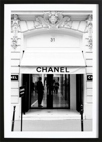 Affiche du magasin Chanel 1