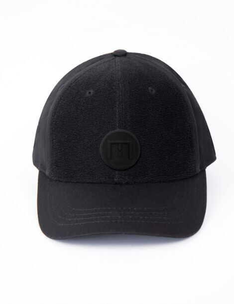 Schwarze Patch-Kappe