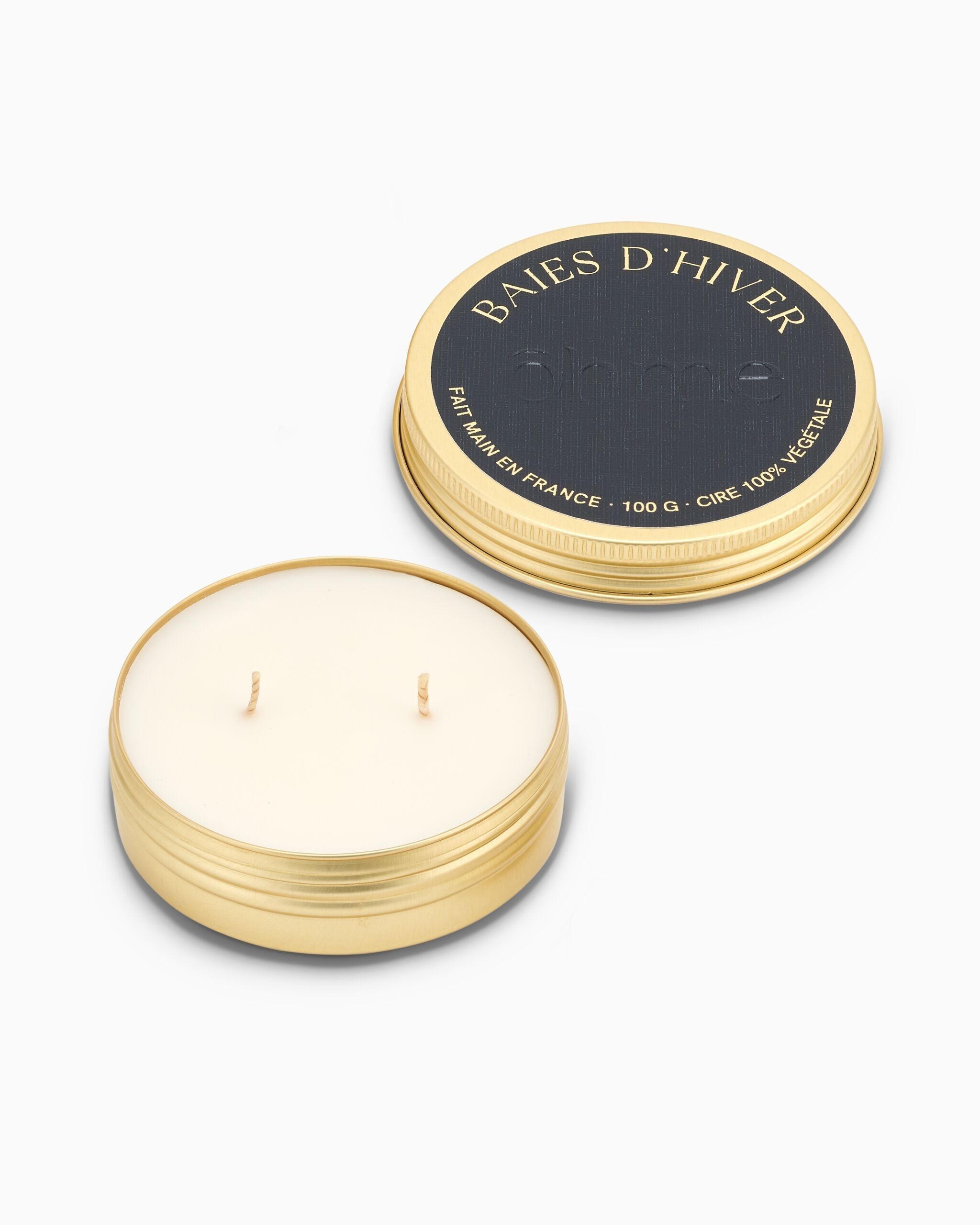 Winter Berries scented capsule candle | Vegetable wax