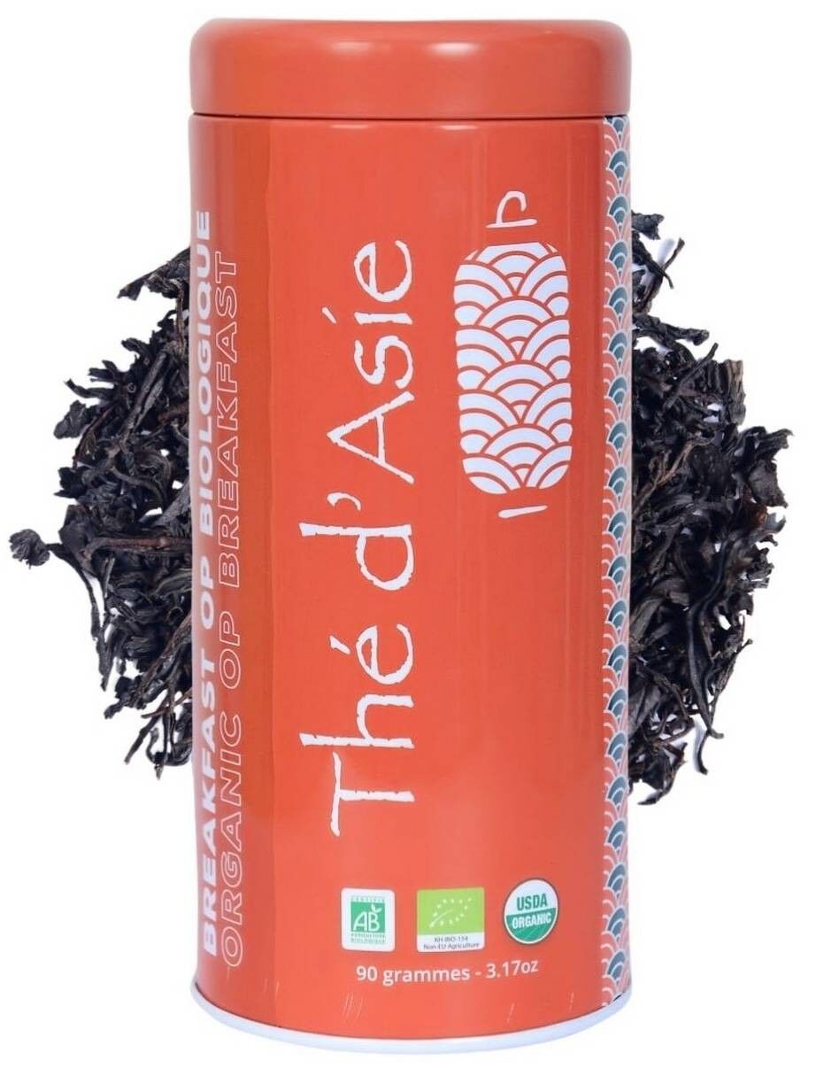 Thé noir bio du Sri Lanka - Chaï - Boîte Métal - vrac - BC090