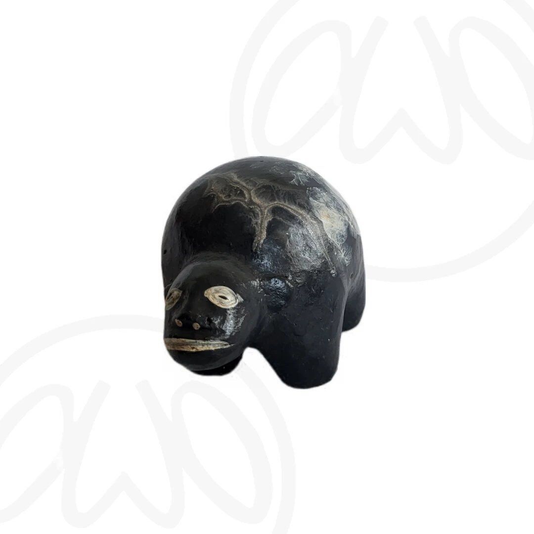 Handcrafted gorilla sculpture made of natural stone