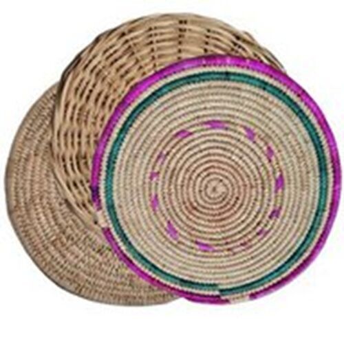 Dessous de plat en paille et bambou