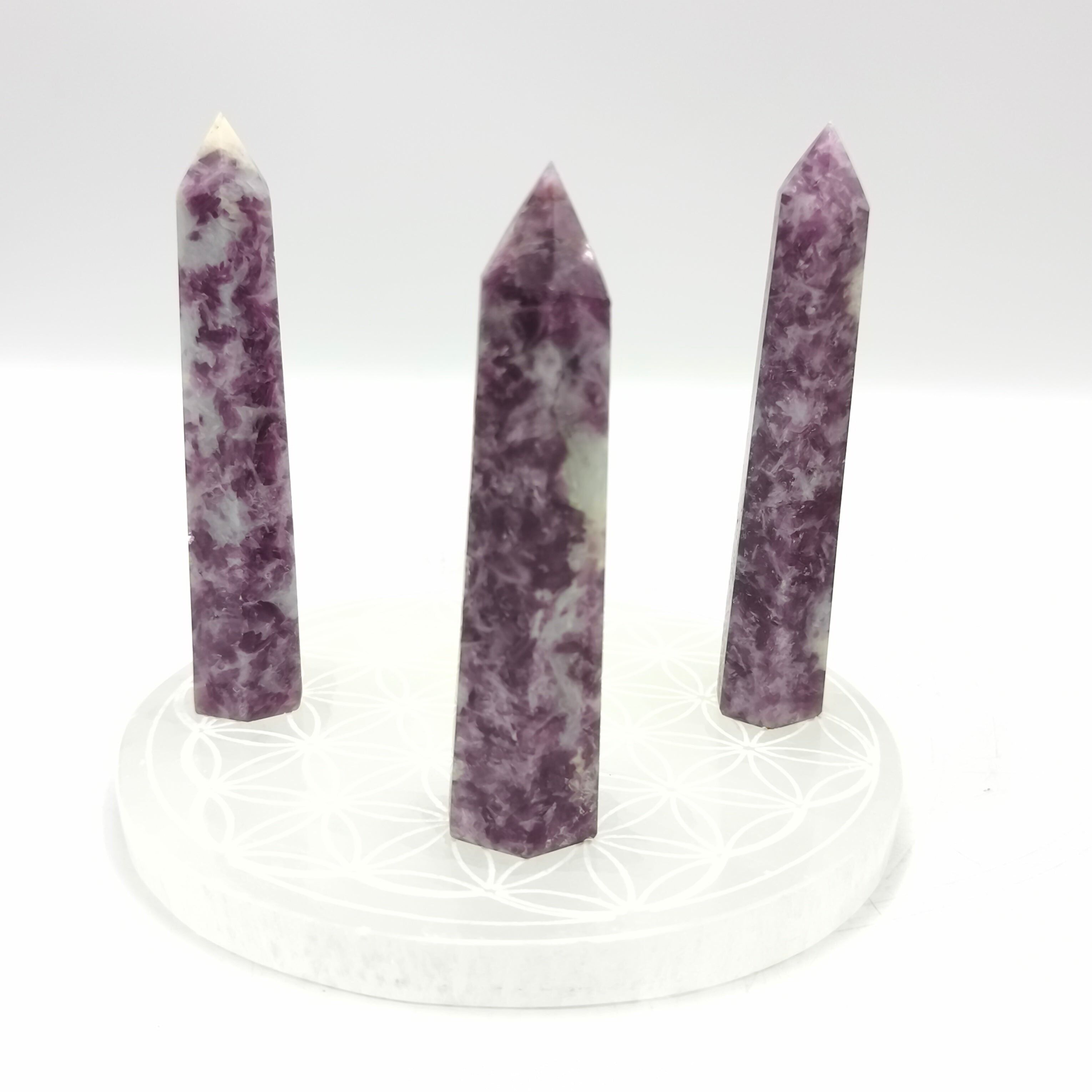 Spitze - Lepidolith (11/12 cm)
