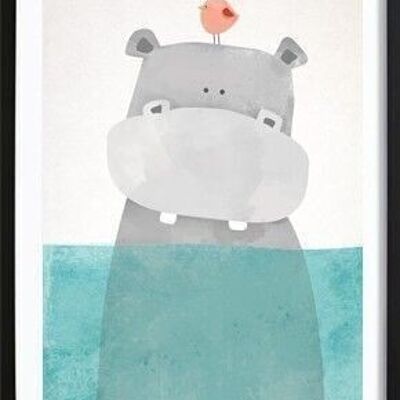 Affiche Hippopotame_2