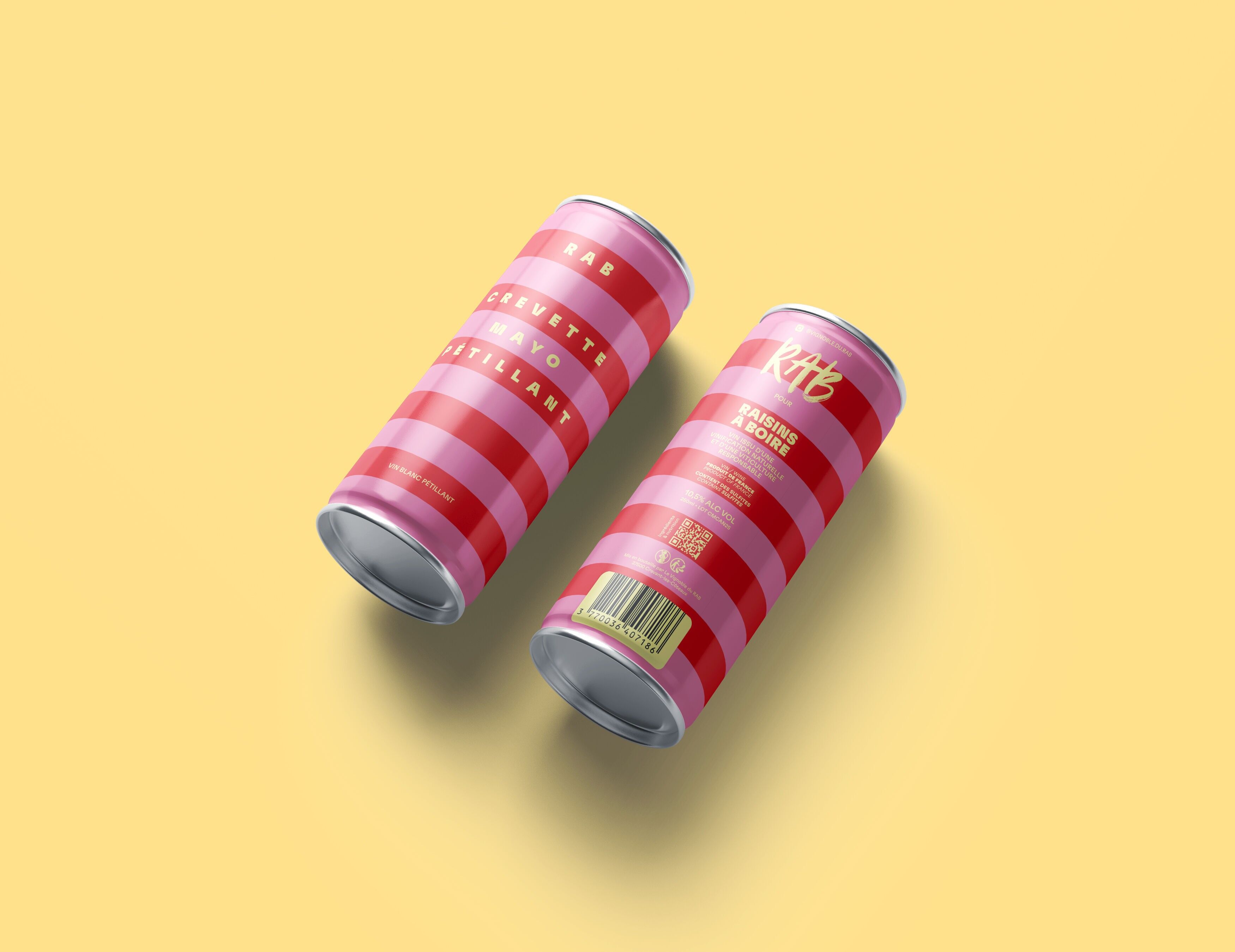 SPARKLING WHITE WINE - Prawn mayo - 25 cl CAN