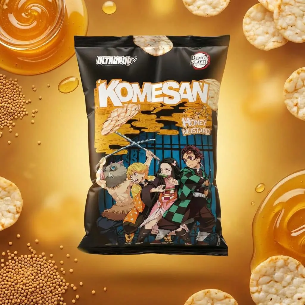 Achat Komesan Chips de riz Miel & Moutarde – Demon Slayer – 60g x 12 en ...