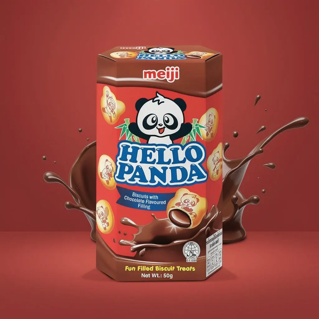 Achat Meiji Hello Panda Chocolat - 42g x 10 en gros