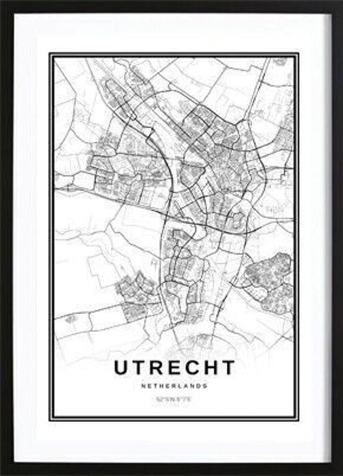 Utrecht Stadskaart Poster_1