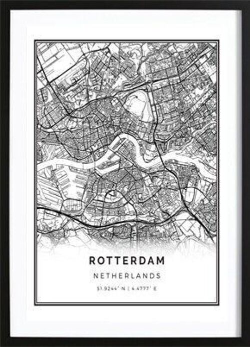 Rotterdam Kaart Poster_2