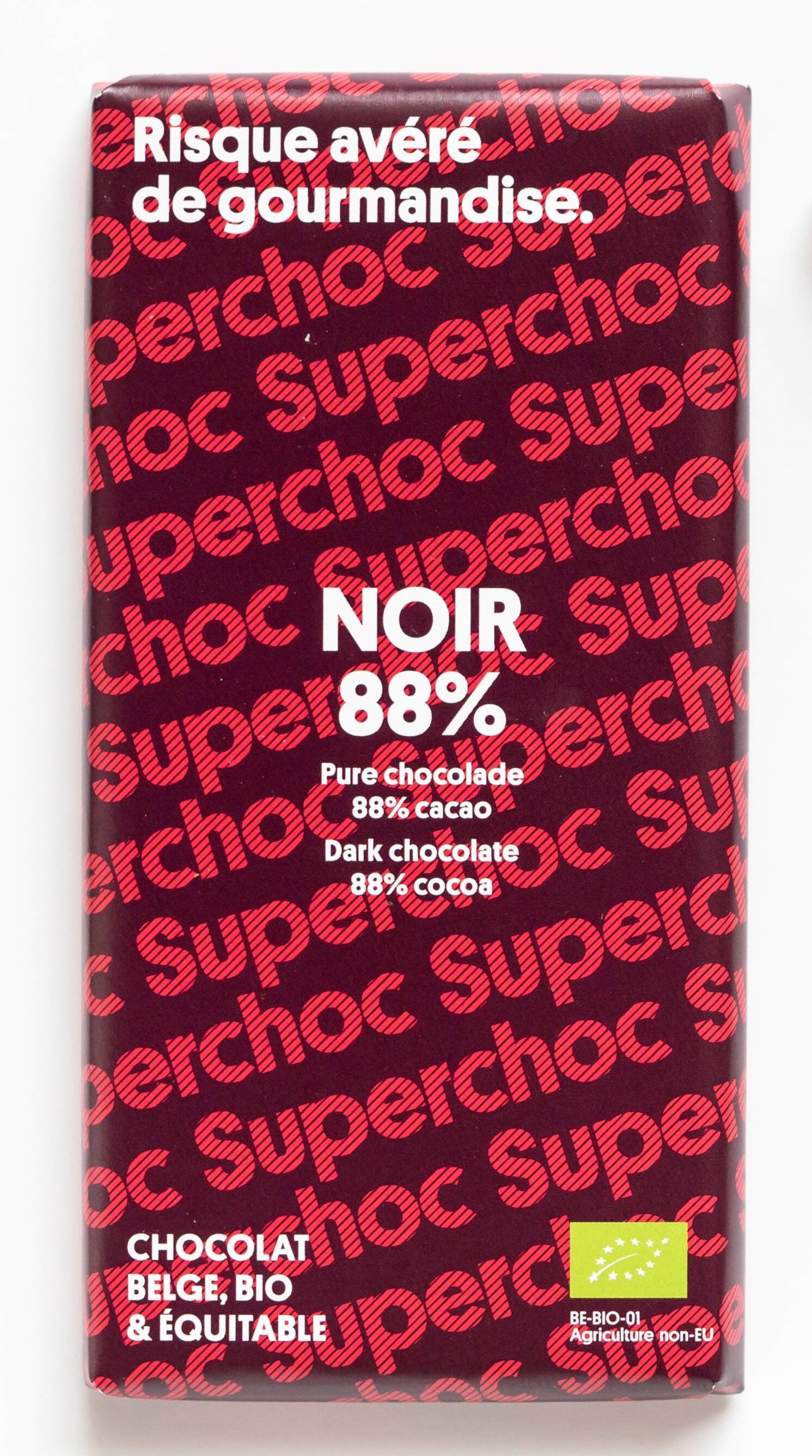 88% barra de chocolate amargo