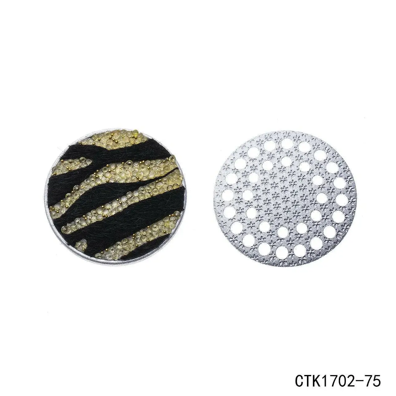 Buy wholesale Cloth magnet - fur - golden balls