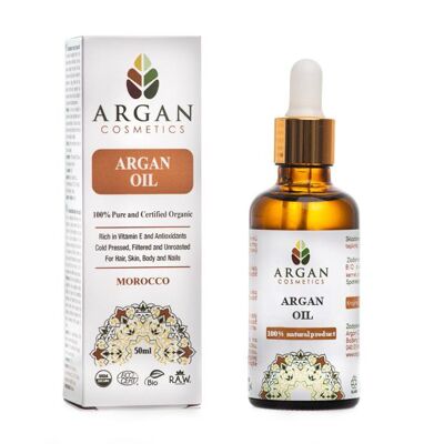 Aceite de argán BIO 100% puro para TODO tipo de piel, cabello y uñas