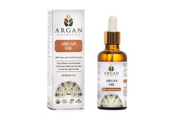 Huile d'Argan 100% pure BIO pour TOUS les types de peau, cheveux et ongles 1