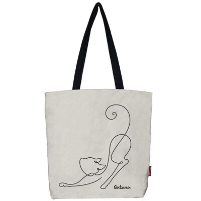 Tote bag, 100% cotton, "Gatuna" model