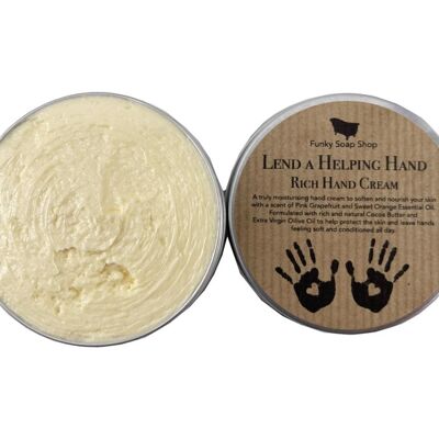 Crema Mani Ricca "Dai una Mano", 1 Vaschetta Da 70g