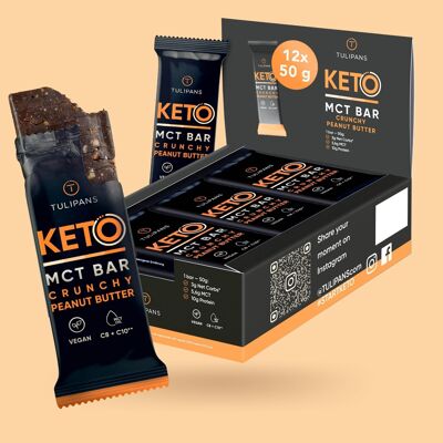 KETO MCT Bar Crunchy Peanut Butter
