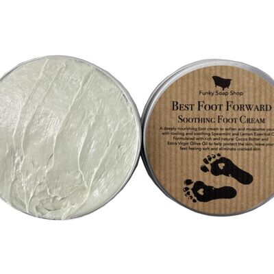 Crema piedi lenitiva "Best Foot Forward", 1 vasetto da 70 g