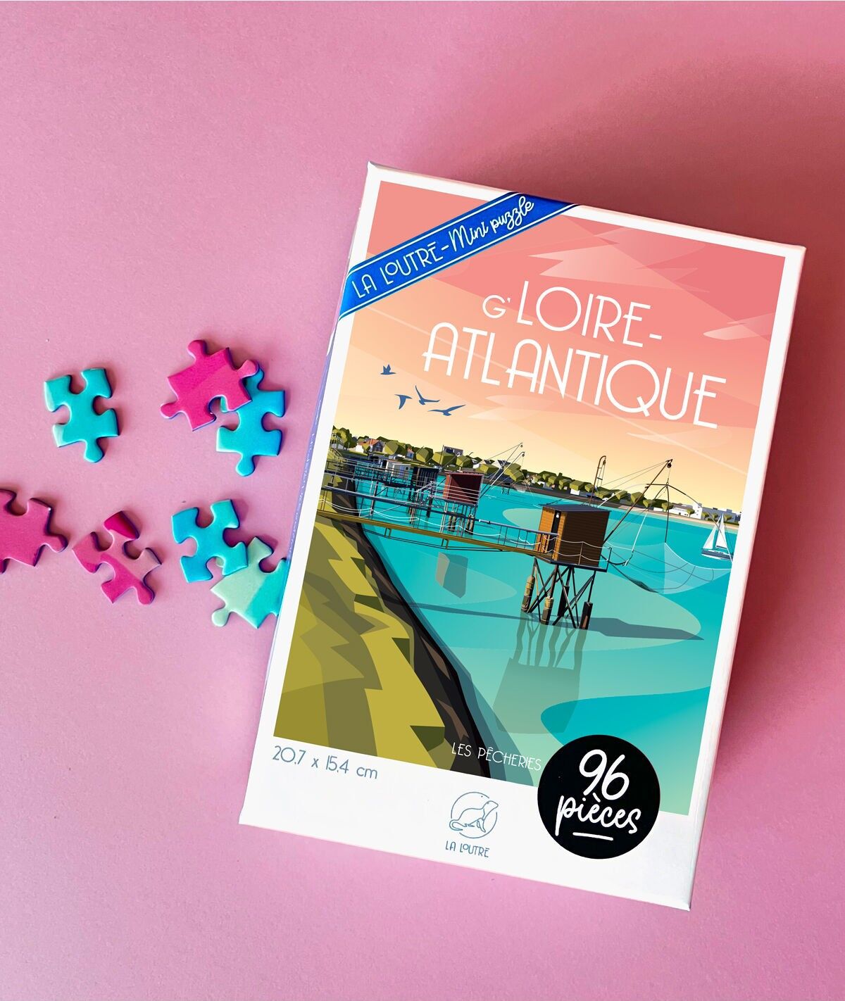 Mini Puzzle - 96 pieces: Loire Atlantique