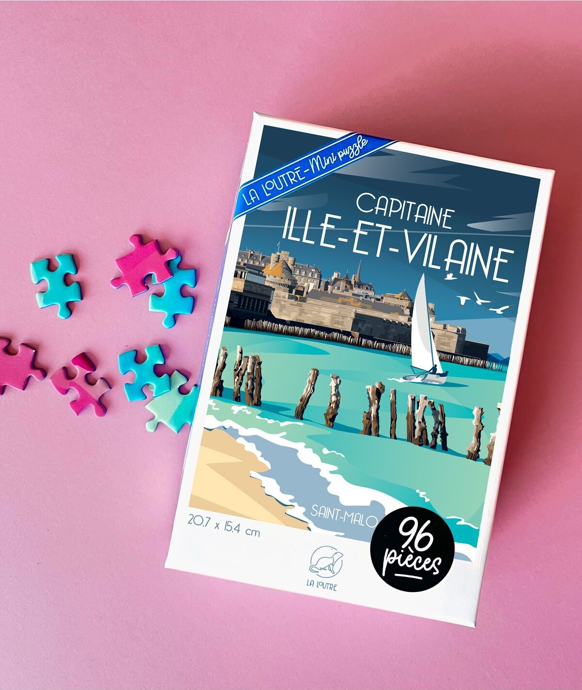 Mini Puzzle - 96 pieces: Ille-et-Vilaine
