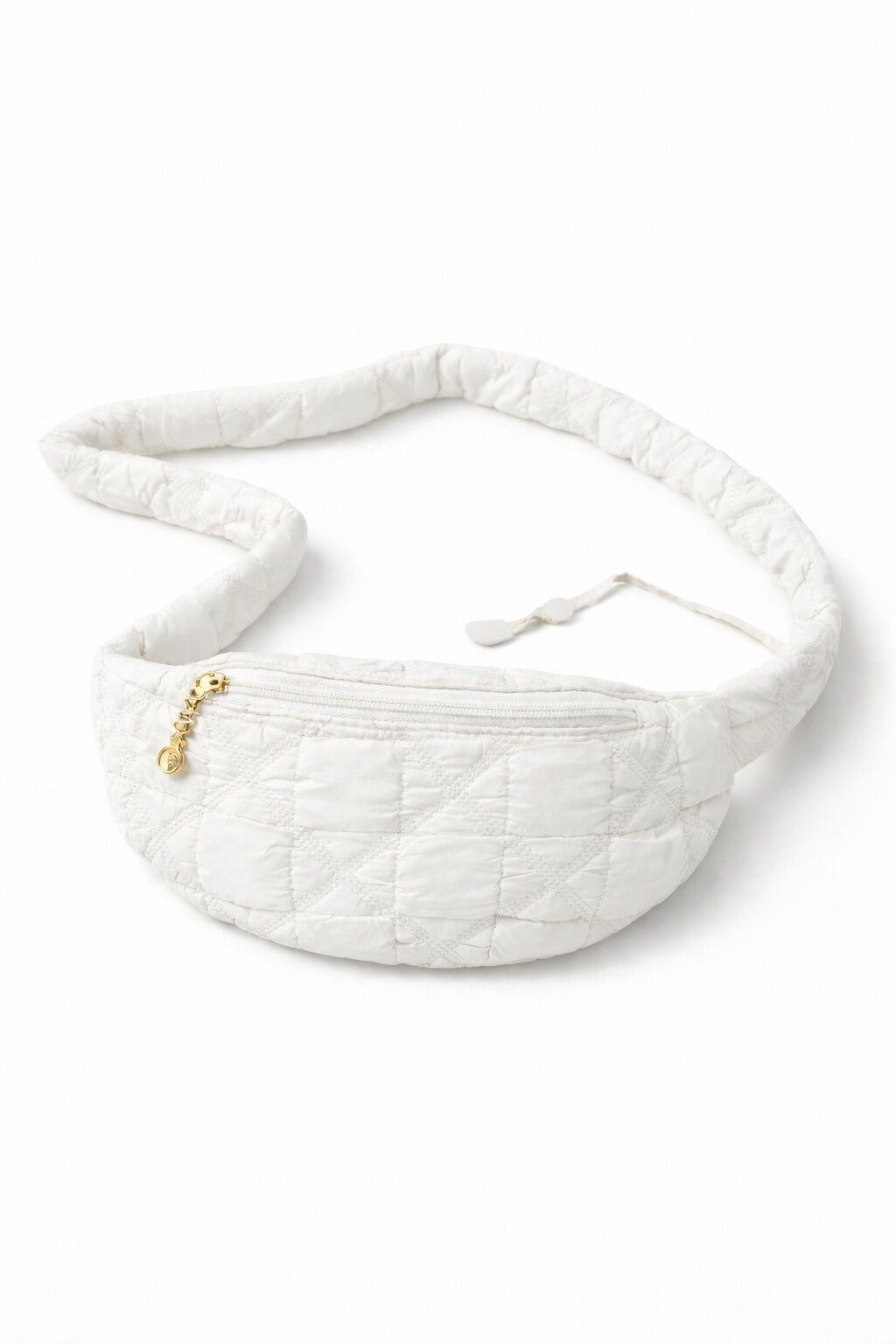 Off white quilted Mihella puffer shoulder bags