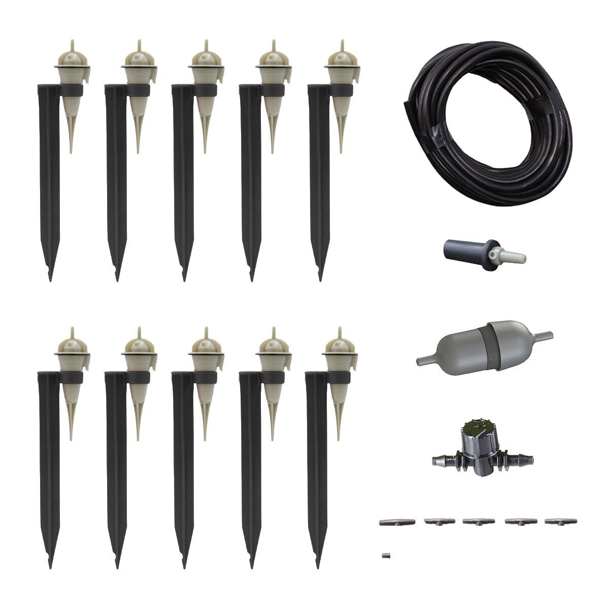 Garten-Set – 10 Tropfschläuche – Iriso – Präsentation von 10 Schachteln