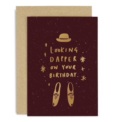 Looking Dapper Birthday Copper Card