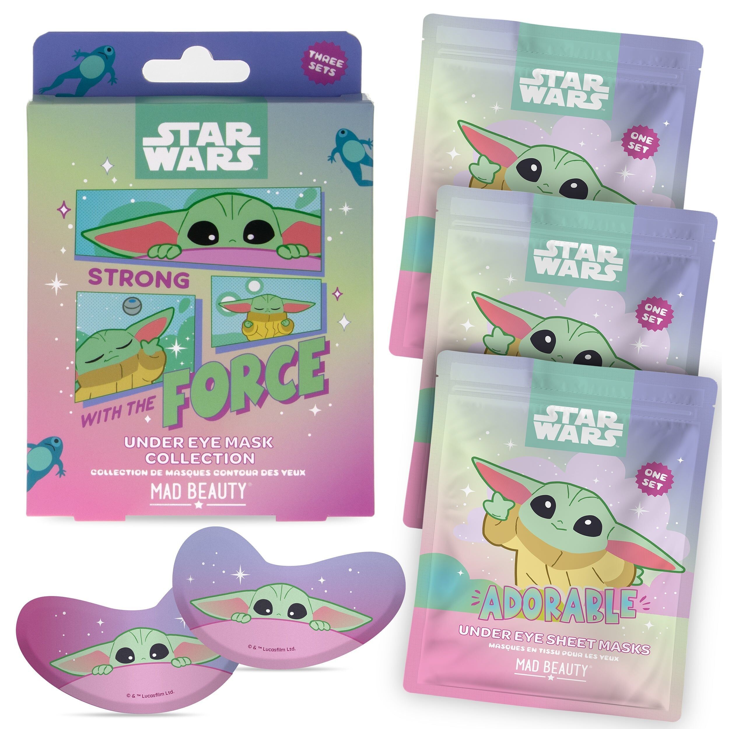 Grogu Galaxy Under Eye Masks