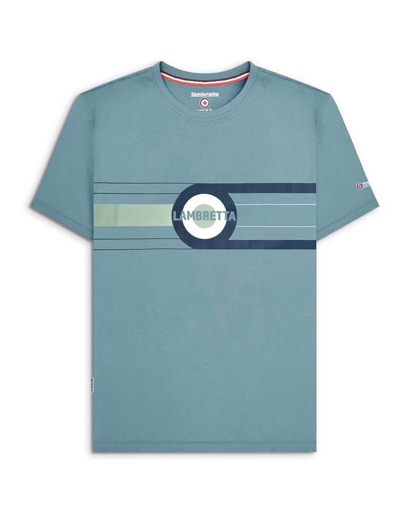 Target Band Tee Smoke Blue SS26
