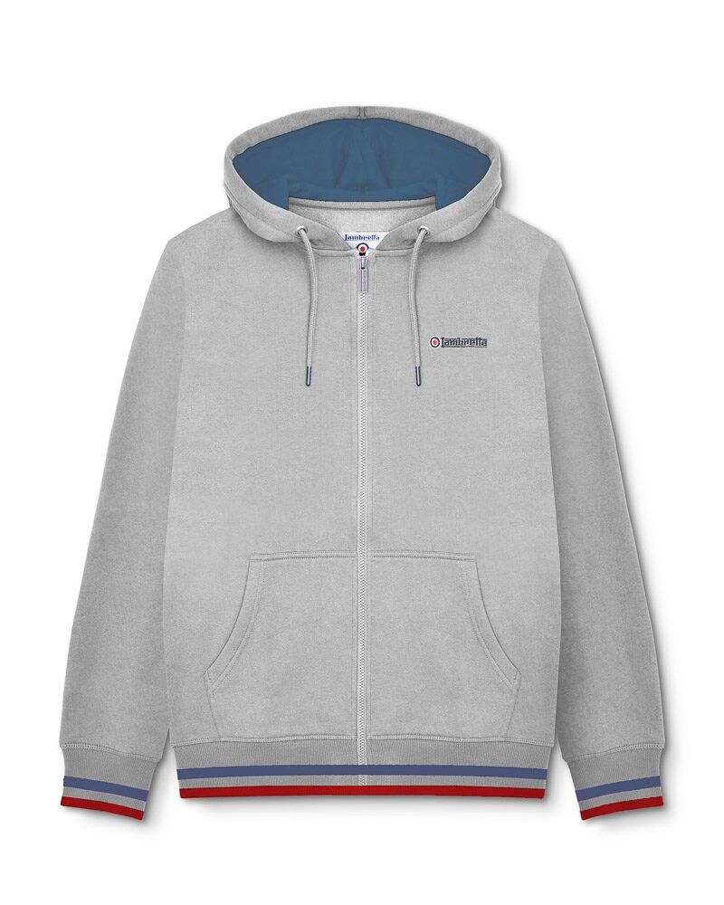 F/Z Hoodie Grey/DK Blue/Red SS26