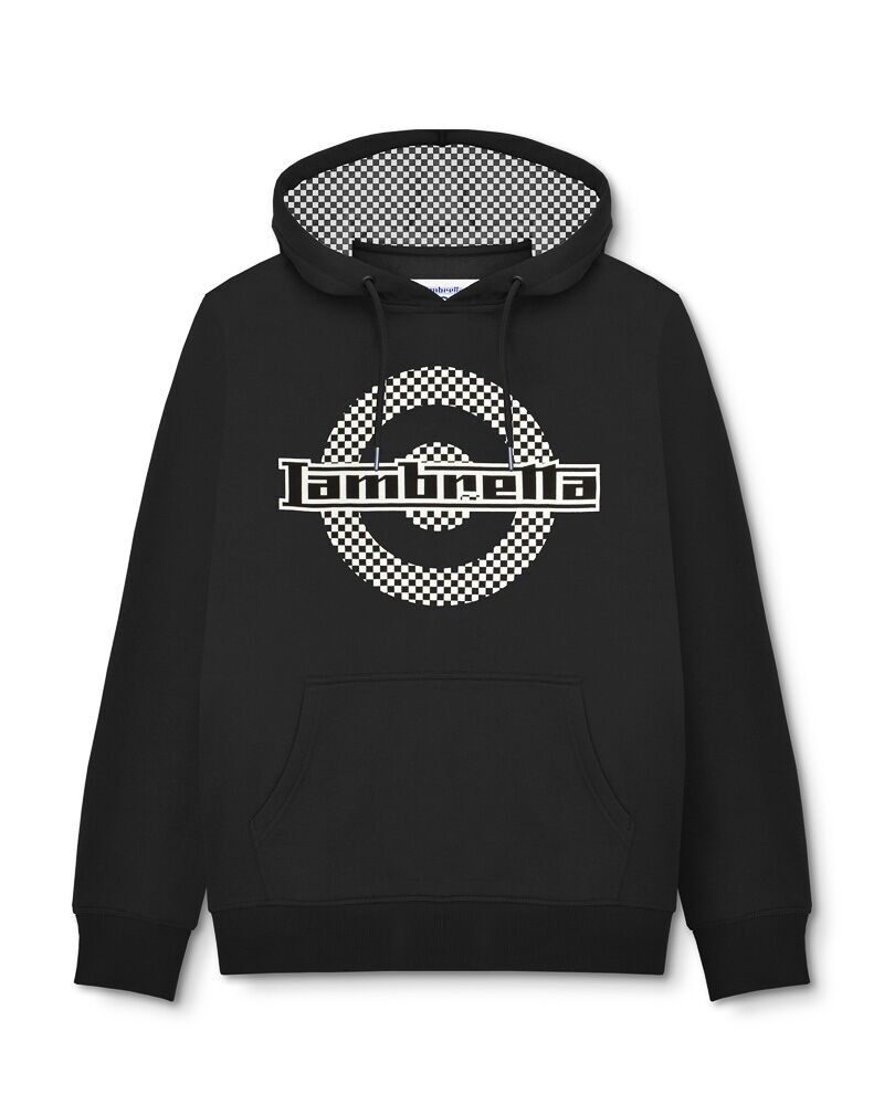 Check Target Hoodie Schwarz SS26
