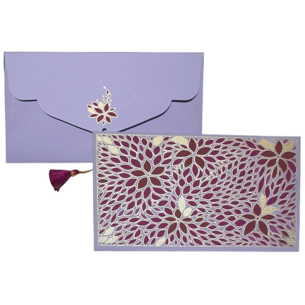 Sobre de regalo PAPERTREE SUNNY 19 x 10 cm morado