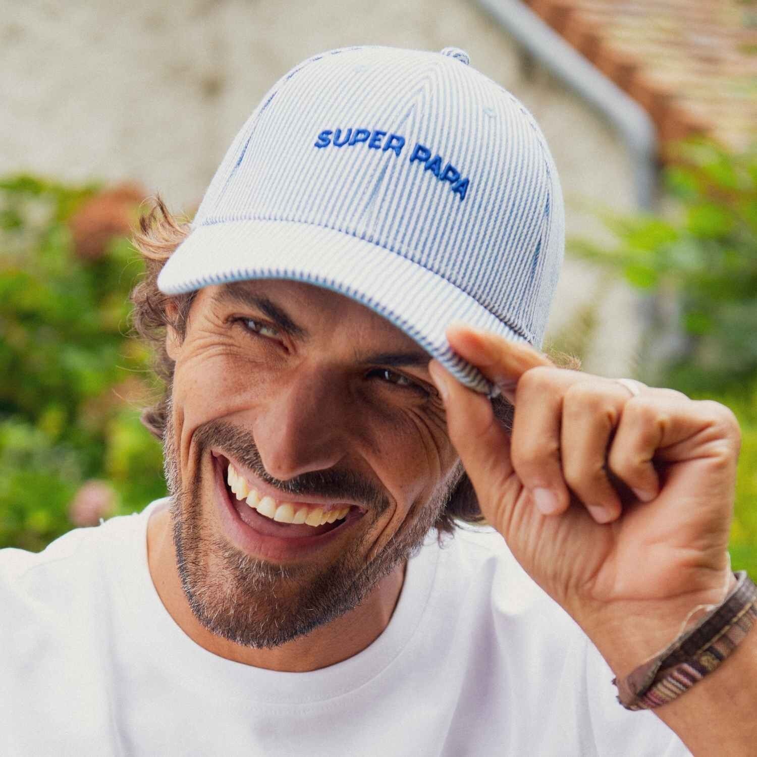 Super Dad Striped Cap | Adult