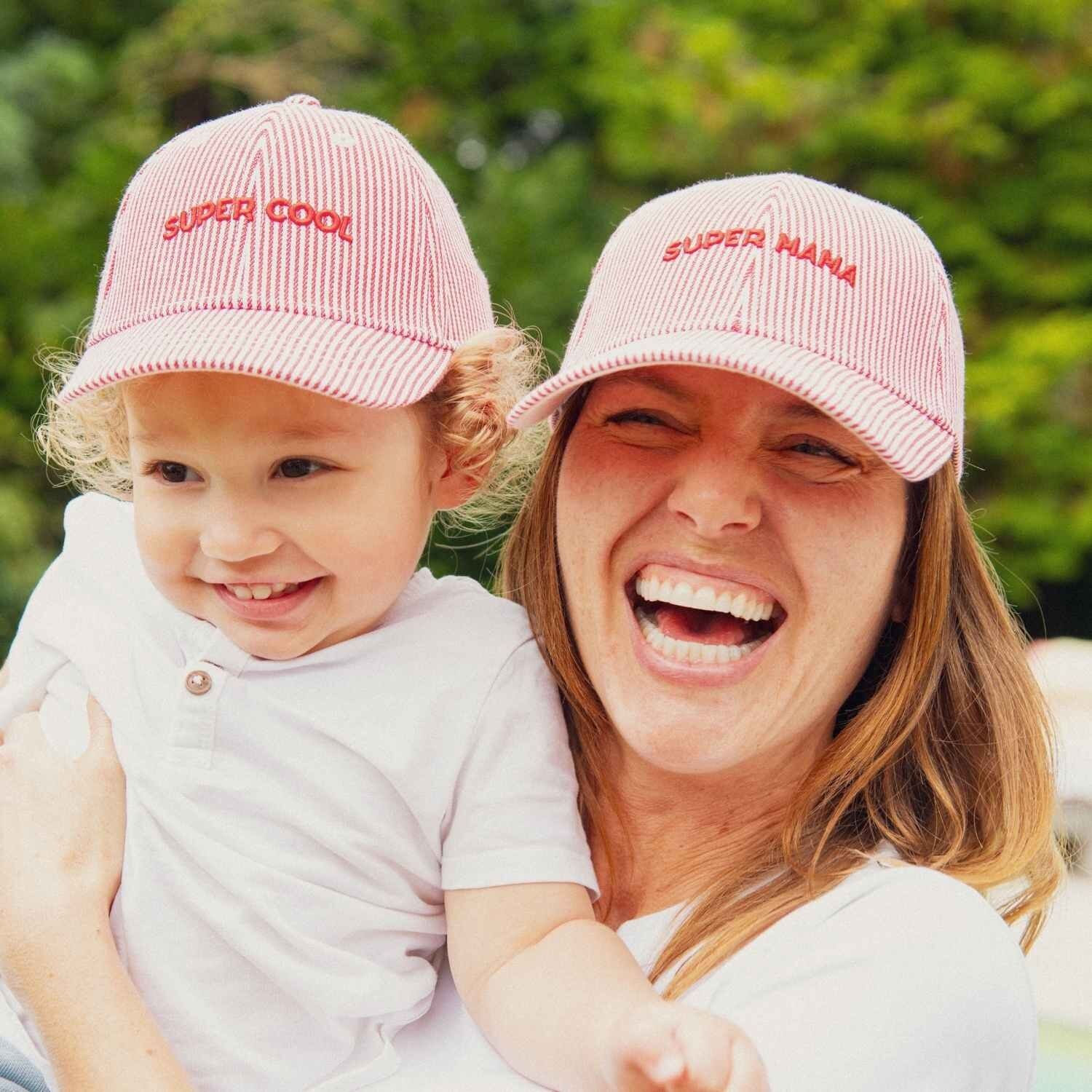 Super Mama Striped Cap | Adult